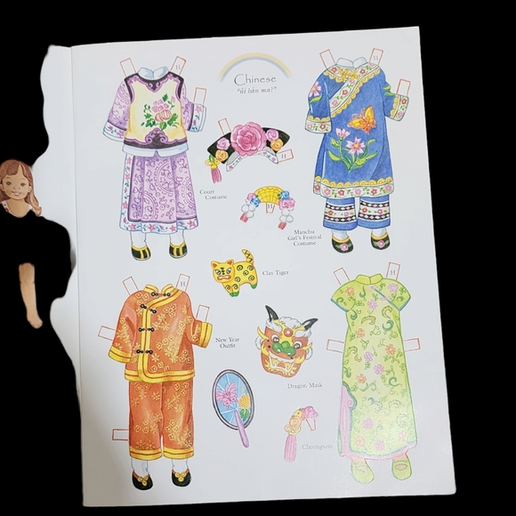Vintage 1999  "The Golden children of Hawaii" paper dolls - Picture 3 of 10